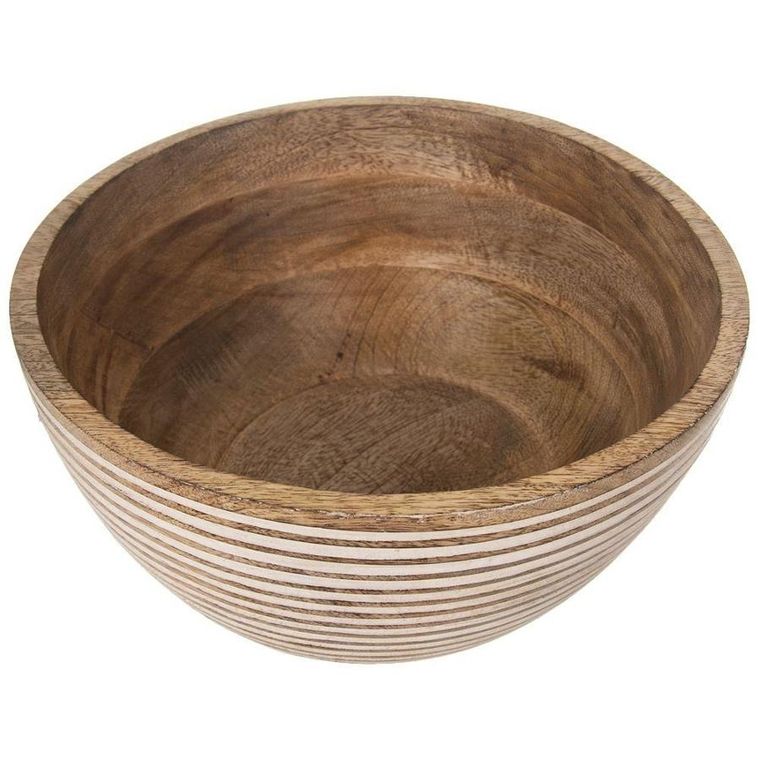 Orion, miska drewniana mango, 25 cm, 3l