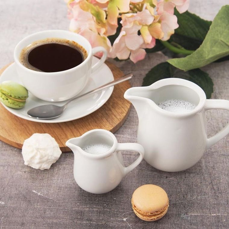 Orion, mlecznik porcelanowy, biały, Mona, 260 ml