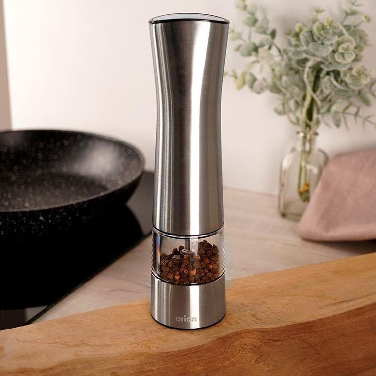 Orion, młynek do mielenia, automatyczny, stalowy, 21,5 cm