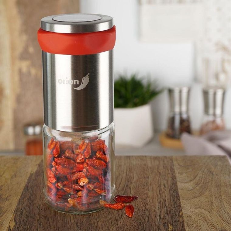 Orion, młynek ręczny do mielenia przypraw, stalowy, 14 cm