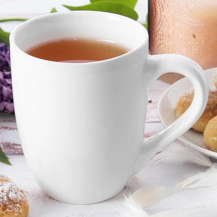 Orion, Mona, kubek porcelanowy, biały, 300 ml