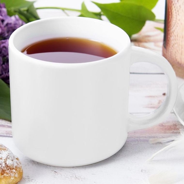 Orion, Mona, kubek porcelanowy, biały, 330 ml