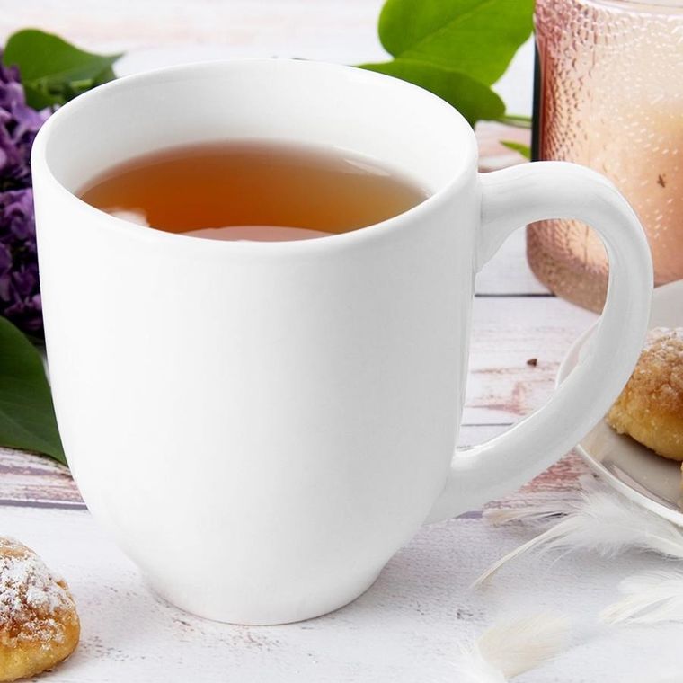 Orion, Mona, kubek porcelanowy, biały, 450 ml