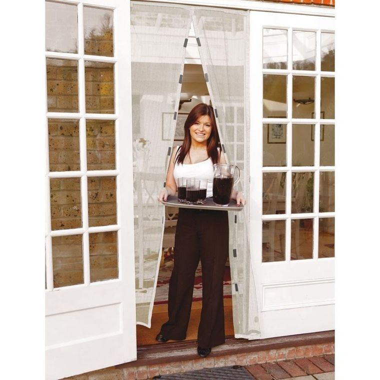 Orion, moskitiera magnetyczna na drzwi, biała, 212-100 cm