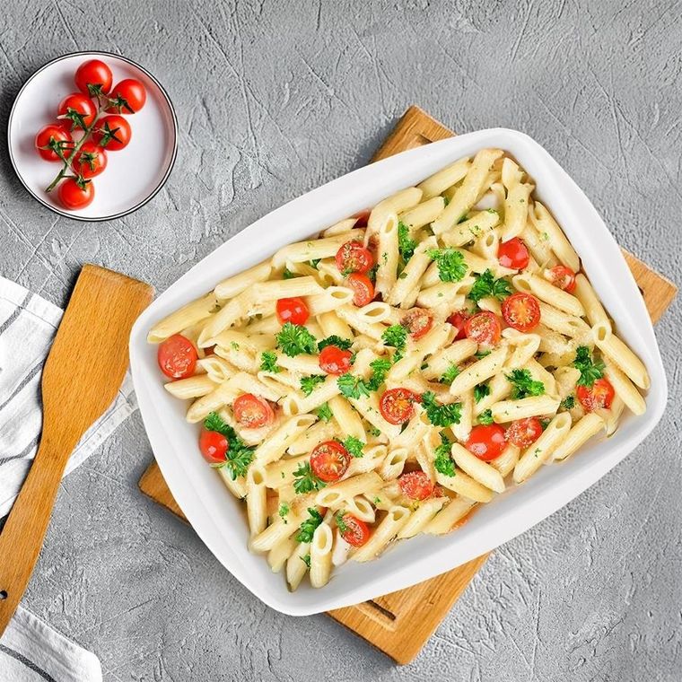 Orion, naczynie żaroodporne, porcelanowe, białe, 36,5-30-6 cm, 4l