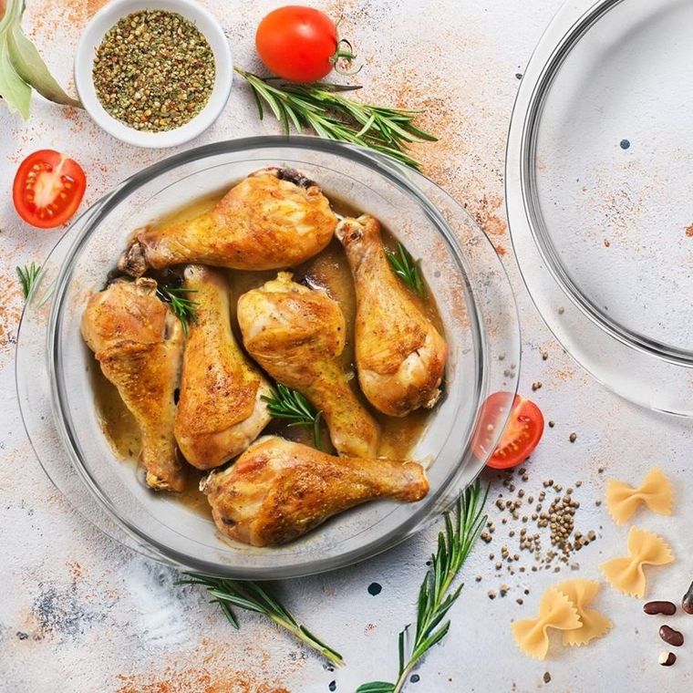 Orion, naczynie żaroodporne szklane z pokrywką, 27-23-11.5 cm, 2.2 l