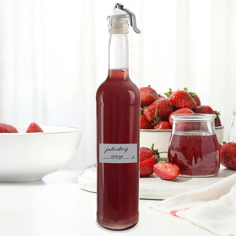 Orion, naklejki na przyprawy szare samoprzylepne, szare, 23 szt.