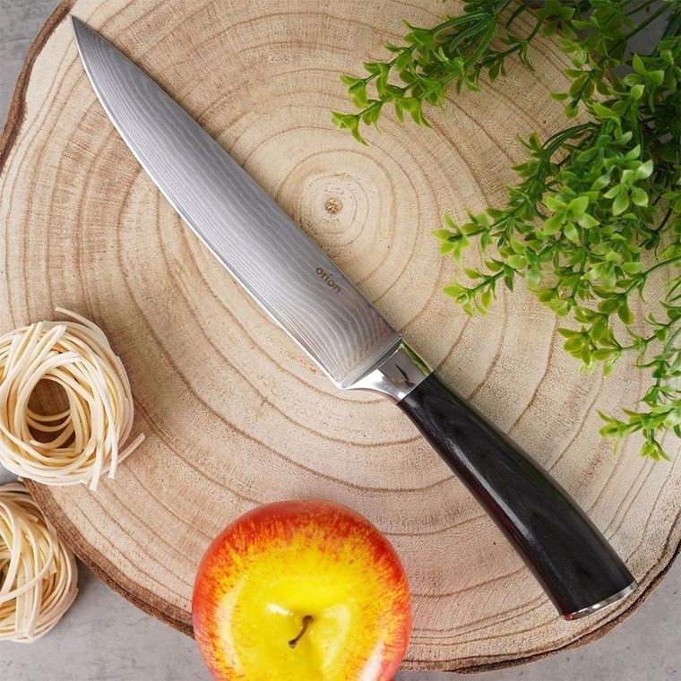 Orion, nóż kuchenny, stalowy, Damascus, 30.5 cm