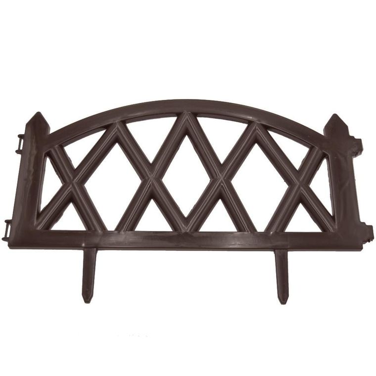 Orion, palisada brązowa, 50-30 cm, 6 szt.