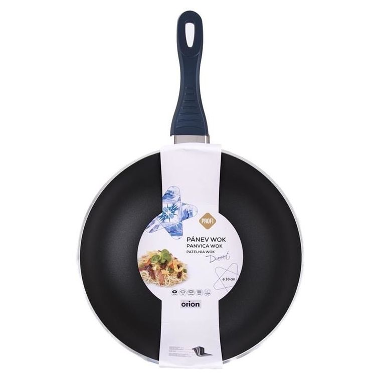 Orion, patelnia diamentowa, wok, indukcja, 30 cm