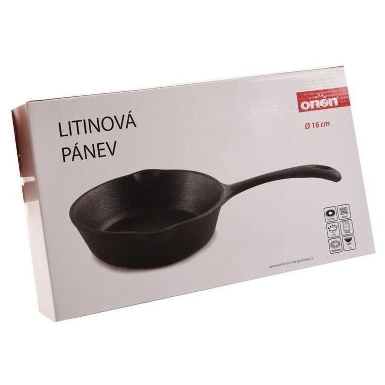 Orion, patelnia żeliwna, indukcja, 16 cm