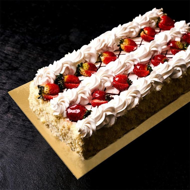 Orion, podkład pod tort, ciasto, złoty prostokątny, 40-30 cm