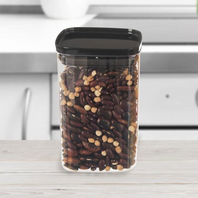 Orion, pojemnik kuchenny do żywności, kwadratowy, z pokrywką i uszczelką, 1,4 l