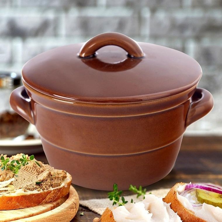 Orion, pojemnik kuchenny z pokrywką, ceramiczny 650 ml