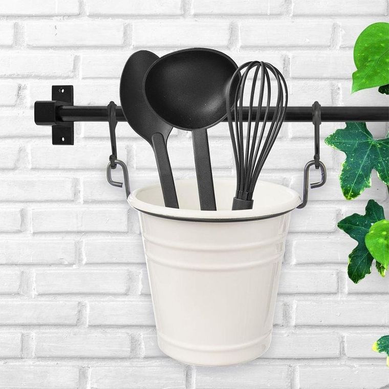 Orion, pojemnik na akcesoria kuchenne, wiszący, metalowy