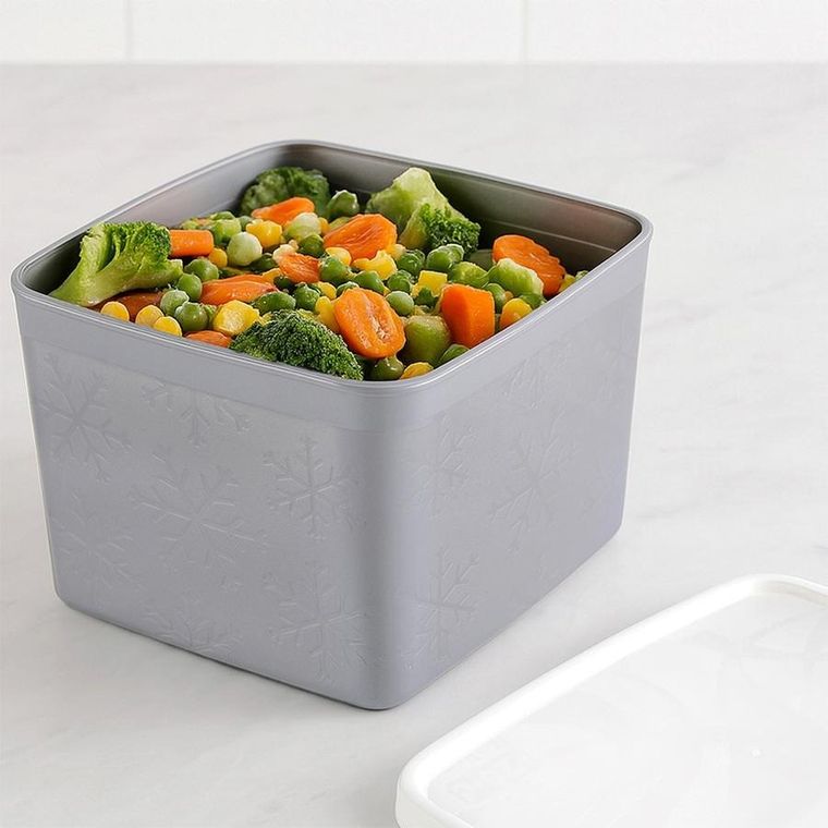 Orion, pojemnik na żywność z pokrywką, szary, 1,1 l