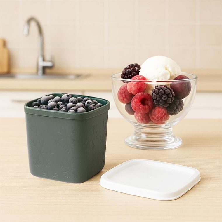 Orion, pojemnik na żywność z pokrywką, zielony, 380 ml