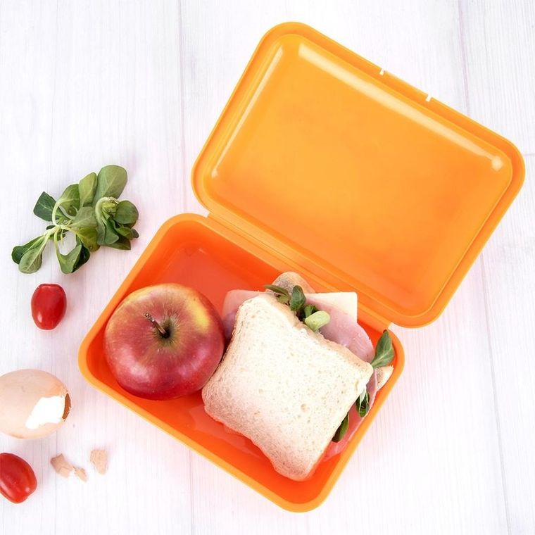 Orion, pojemnik śniadaniowy, pomarańczowy, Cool, 750 ml