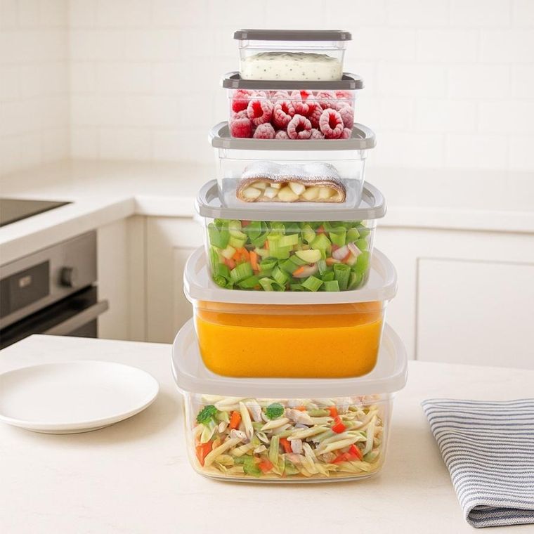 Orion, pojemniki na żywność z pokrywką, 6 szt.