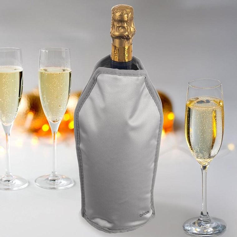 Orion, pokrowiec chłodzący na butelkę, srebrny