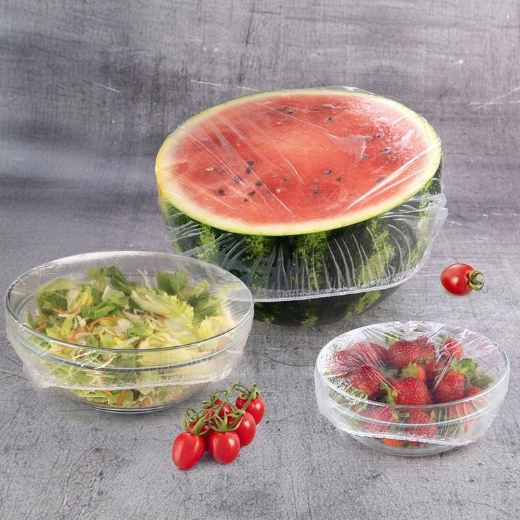 Orion, pokrywki uniwersalne do żywności z gumką elastyczne, 20/26 cm, 30 szt.