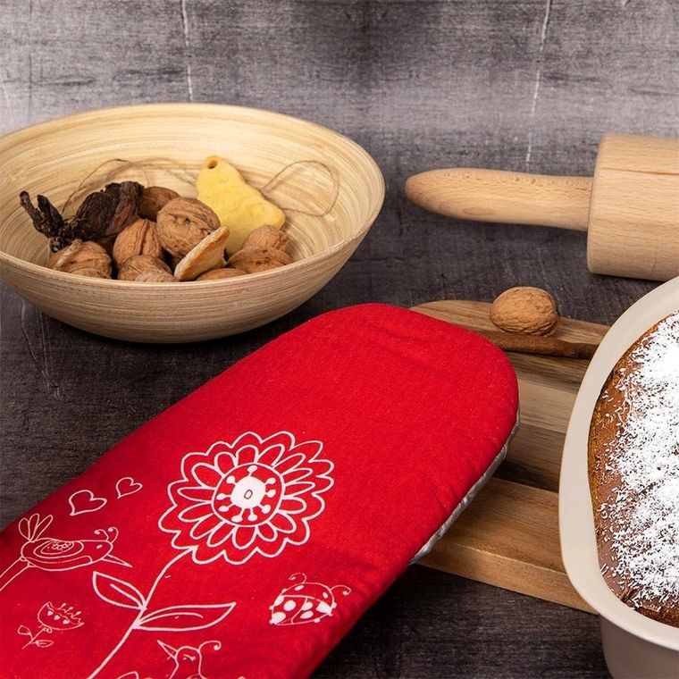 Orion, rękawica kuchenna teflonowa, czerwona, 25,5 cm