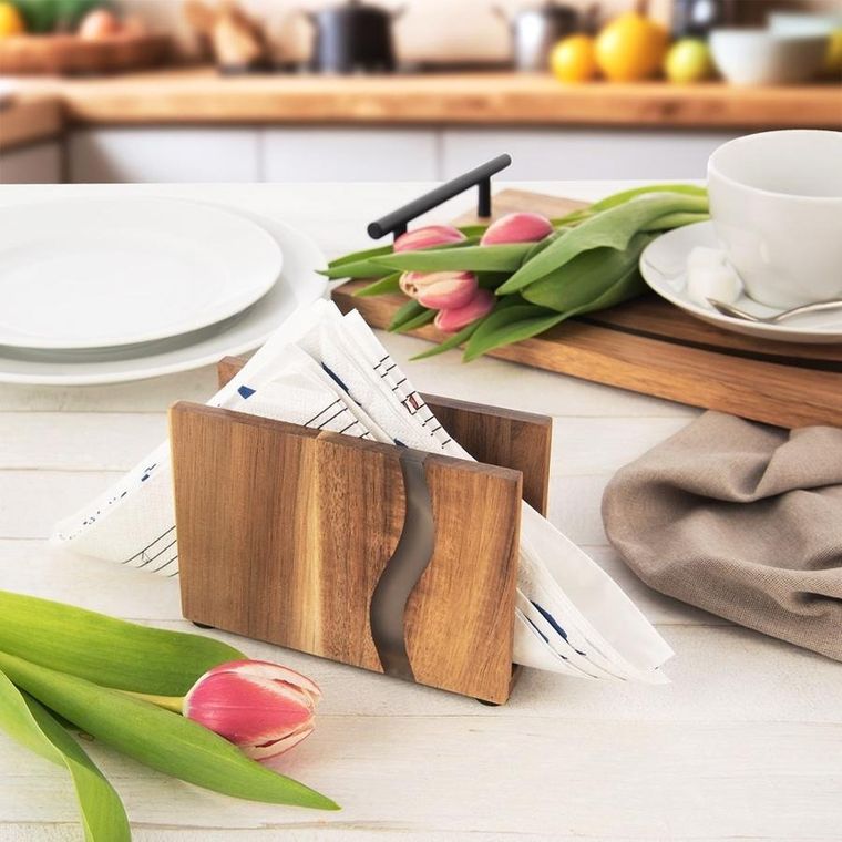 Orion, Rive, serwetnik drewniany, 12-8,5 cm