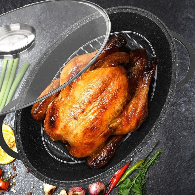 Orion, ruszt do brytfanny, stalowy, 32,5-21 cm