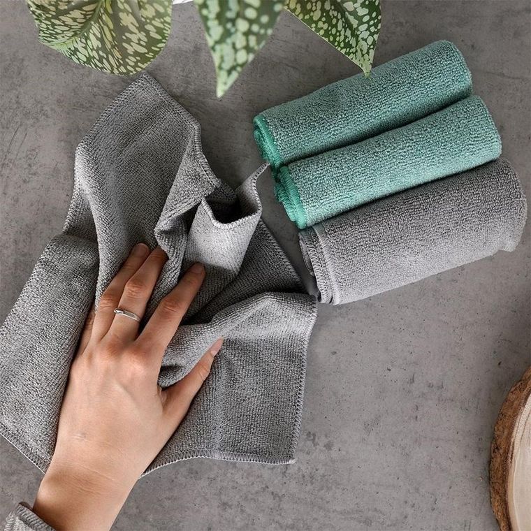 Orion, ścierki kuchenne, mikrofibra, 4 szt.