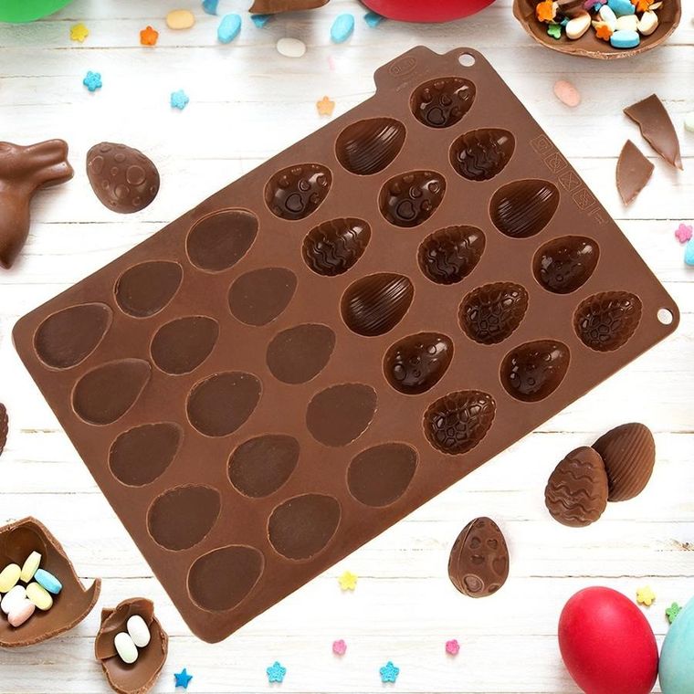 Orion, Sillinie, forma do ciastek i pralin, silikonowa, jajka