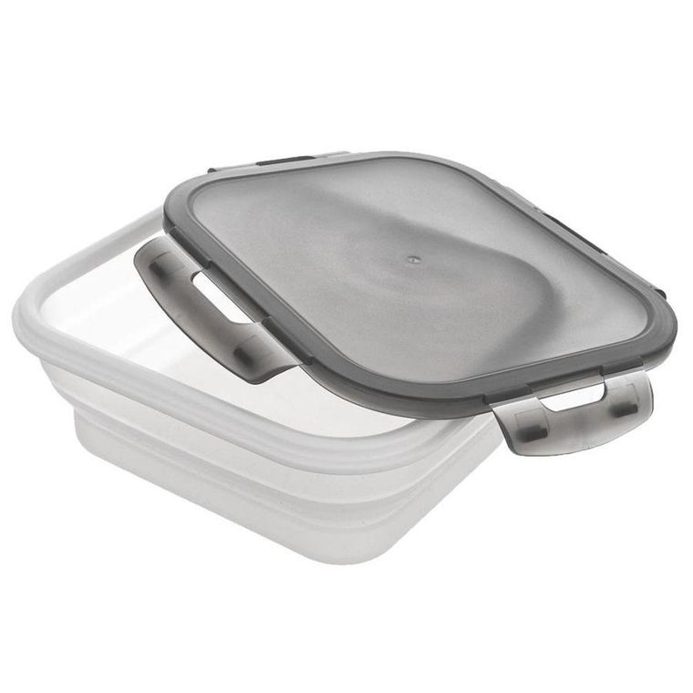 Orion, składany pojemnik kuchenny do żywności, z uszczelką, silikonowy zamykany, 1 l