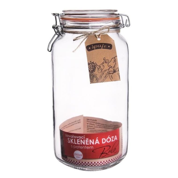 Orion, słoik, pojemnik szklany, patentowy, bela, 2 l