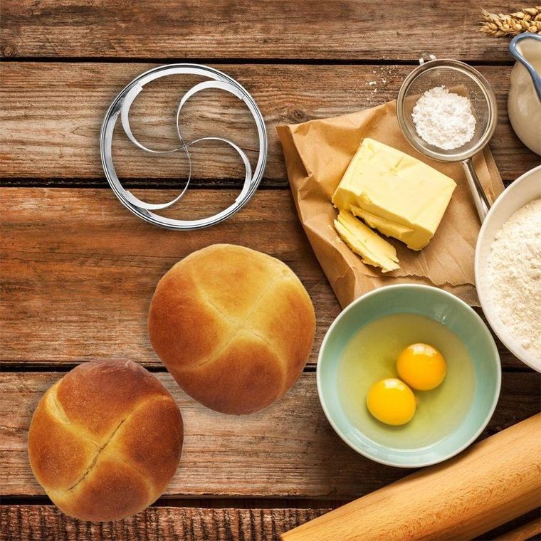 Orion, stalowy wykrawacz do kajzerek, 10,5 cm