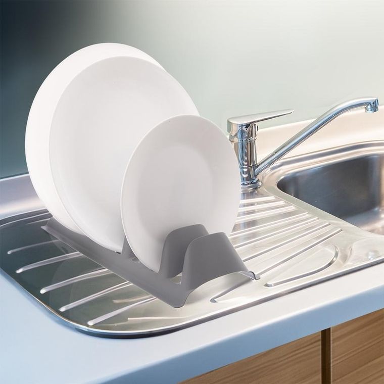 Orion, stojak na pokrywki i talerze, szary, 29.5-13.5-6 cm