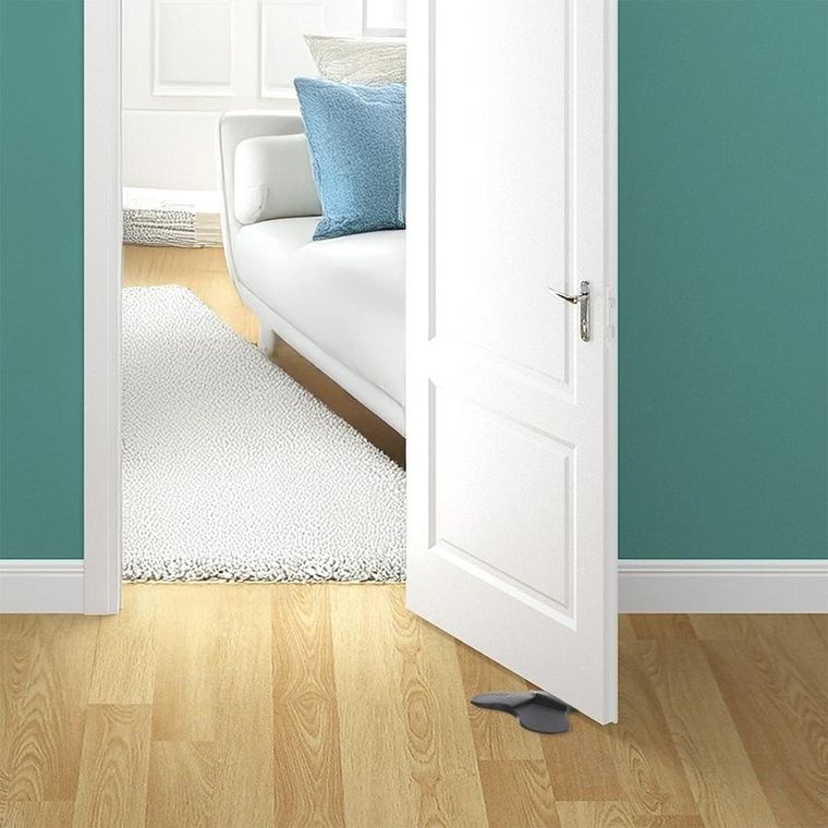 Orion, stoper do drzwi, szary, 12-12-1,8 cm