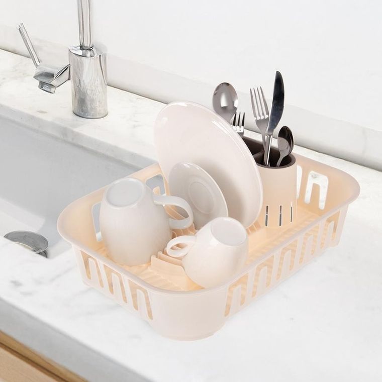 Orion, suszarka na naczynia, kremowa, 39-29-11 cm