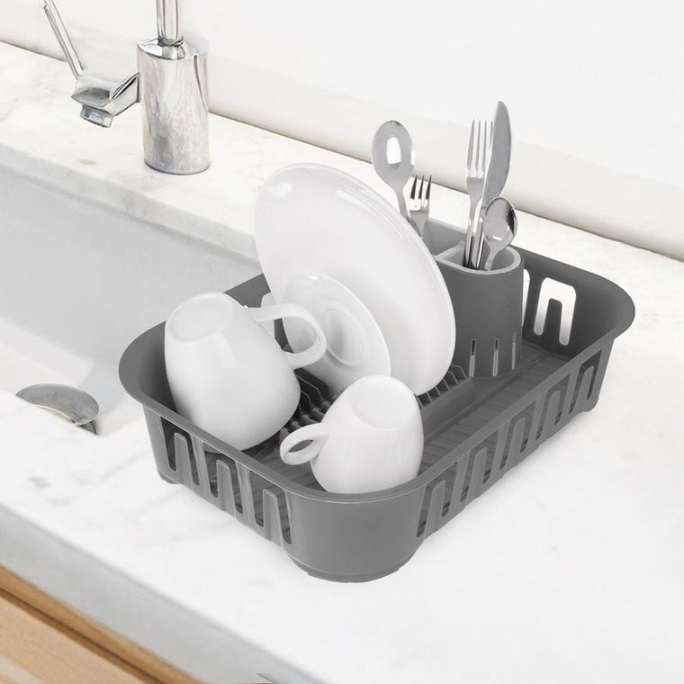 Orion, suszarka na naczynia, szara, 39-29-11 cm