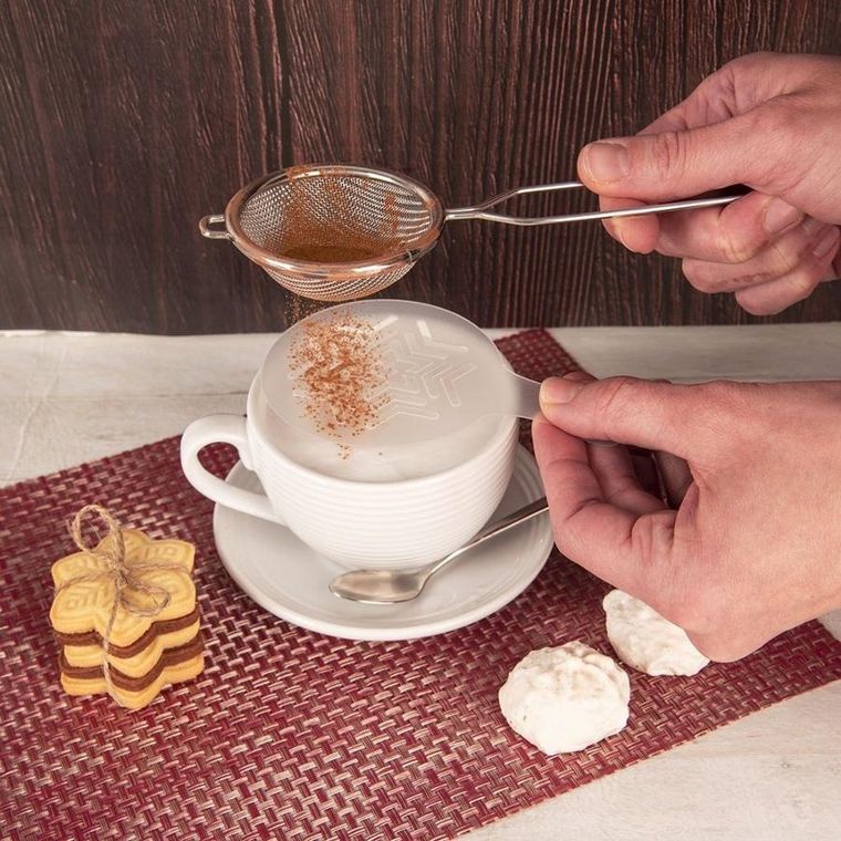 Orion, szablony do kawy i deserów 6 el.