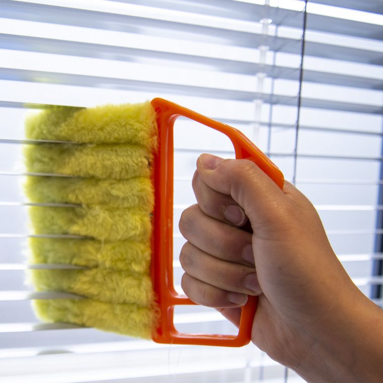 Orion, szczotka do czyszczenia żaluzji, z mikrofibry