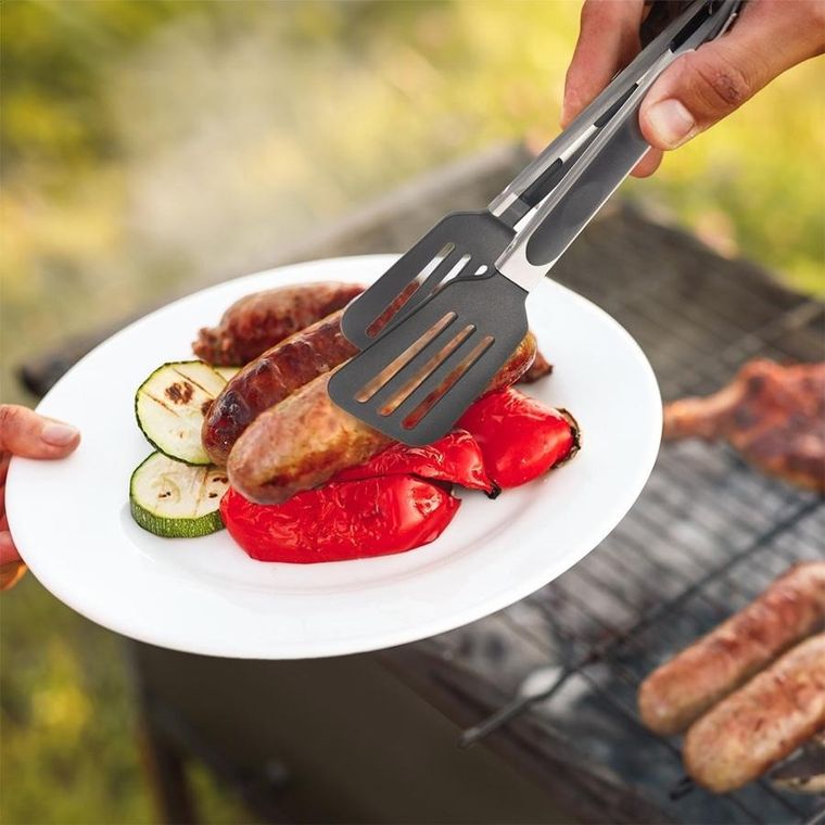 Orion, szczypce kuchenne stalowe, 26 cm