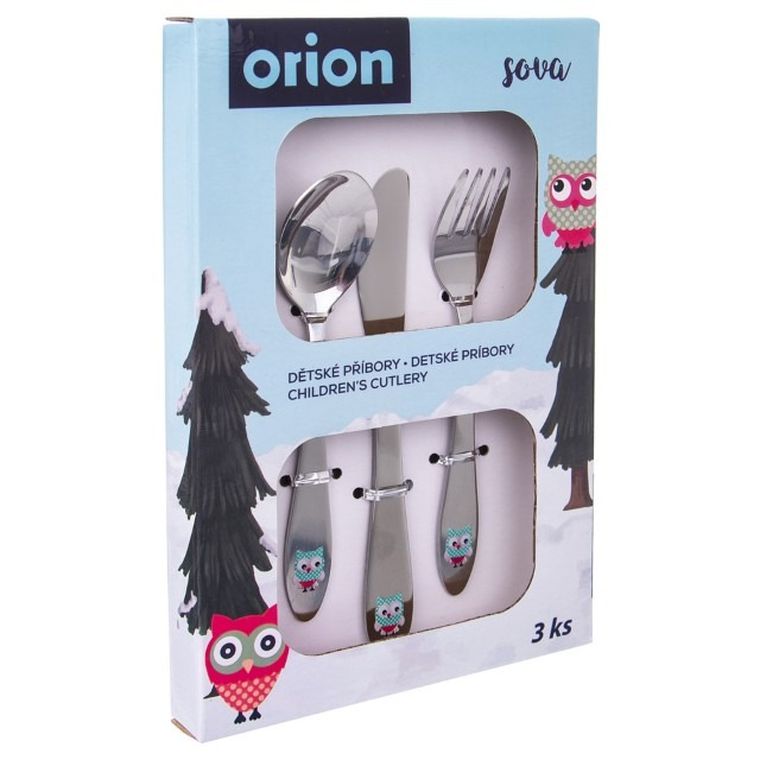 Orion, sztućce dla dzieci dziecka łyżka widelec nóż 3 el.