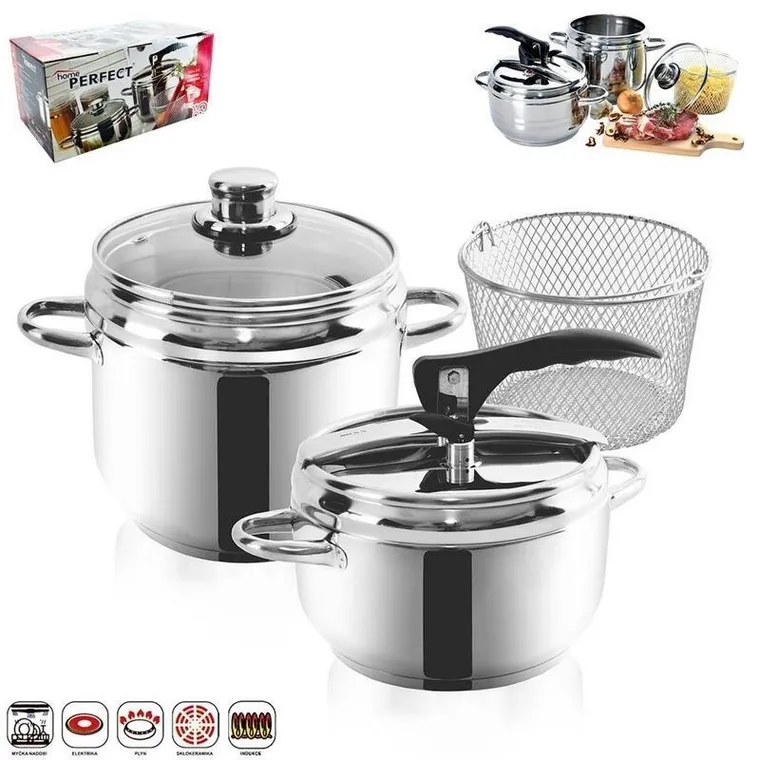 Orion, szybkowar, garnek, Profi, zestaw, 2 szt., 3,5+5 l