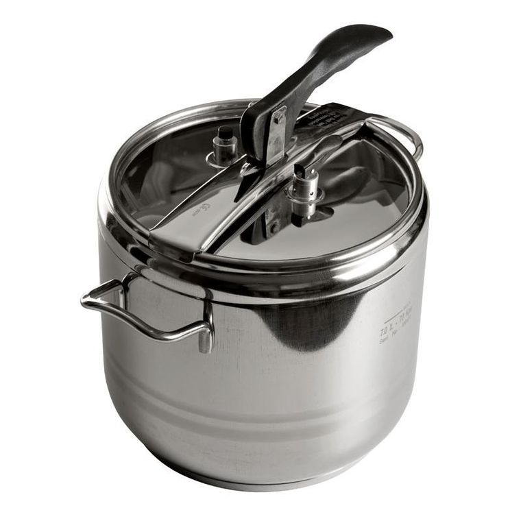 Orion, szybkowar garnek stalowy, indukcja, Profi, 7 l