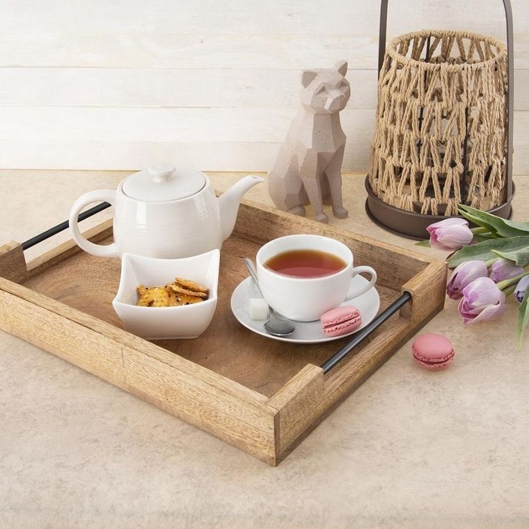 Orion, taca do serwowania, drewniana, mango, 40,5-30,5-6 cm