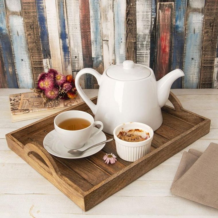 Orion, taca do serwowania drewniana, Mango, 40.5-30.5 cm