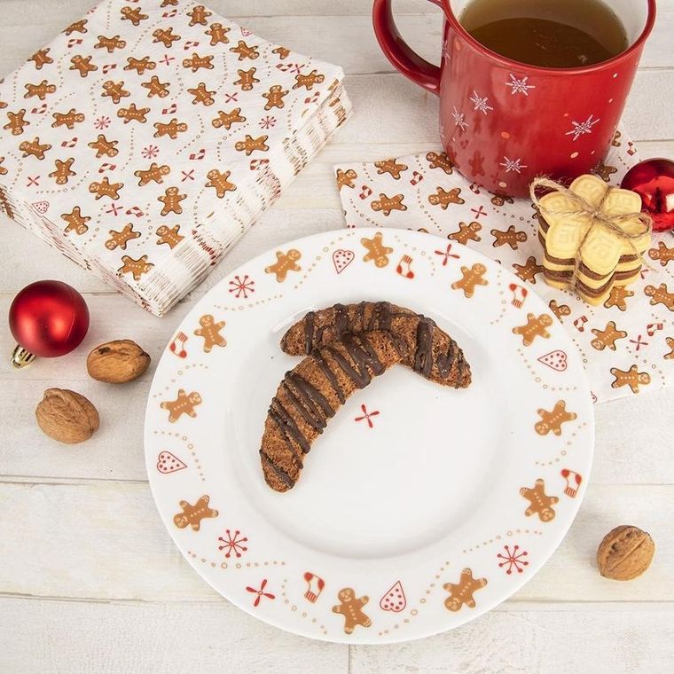 Orion, talerz deserowy, porcelanowy, 20 cm