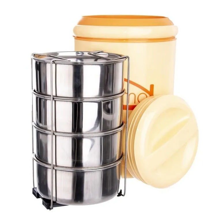 Orion, termos obiadowy, menażka na żywność, 4-poziomowa