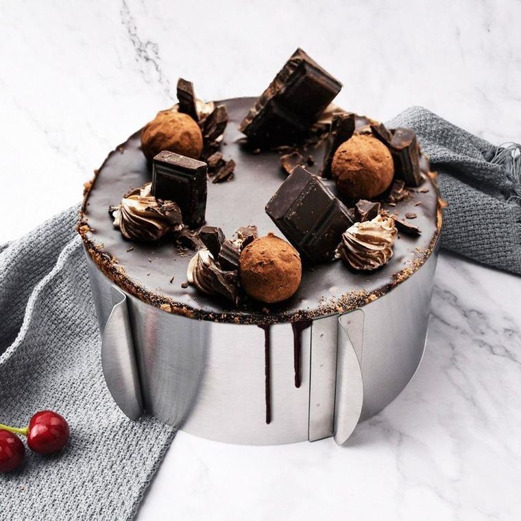 Orion, tortownica regulowana, okrągła stalowa, 16-30 cm