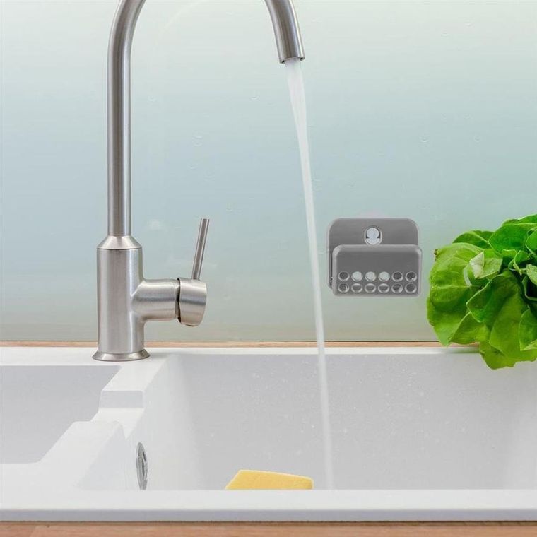 Orion, uchwyt na gąbkę do naczyń, szary