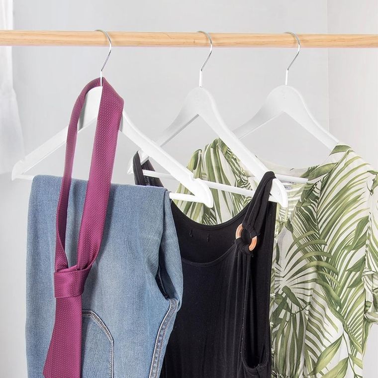 Orion, wieszaki na ubrania, białe obrotowe, 42,5-24 cm, 3 szt.